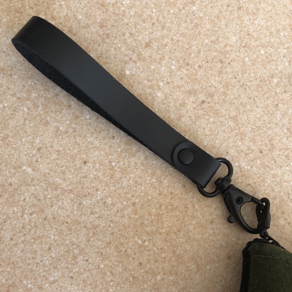 NWT Heidi Taschen merino felt zippered wallet leather handle pouch - Picture 3 of 16